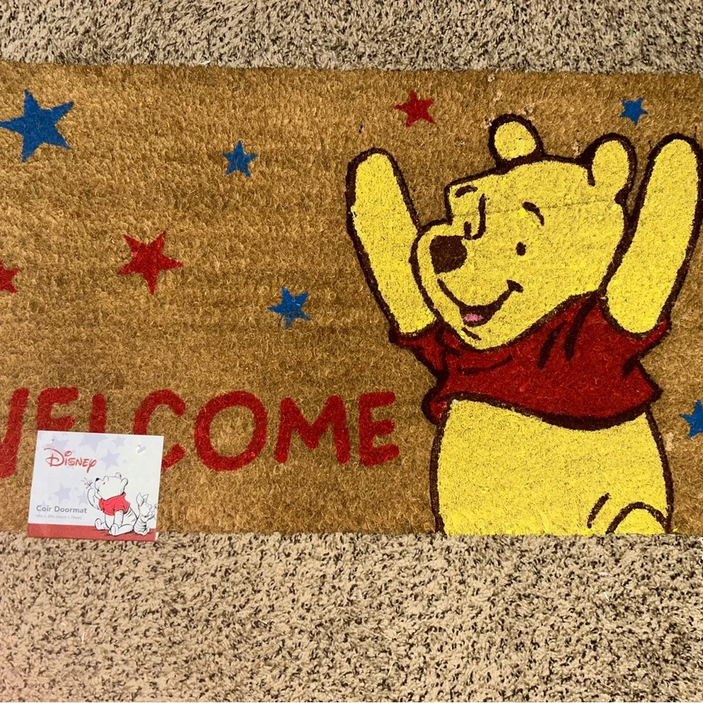 Winnie the Pooh 4th of July Doormat